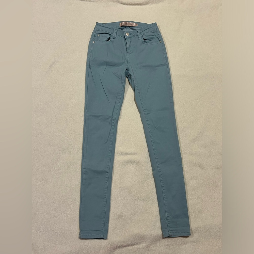 Esqualo Teal Casual Pants